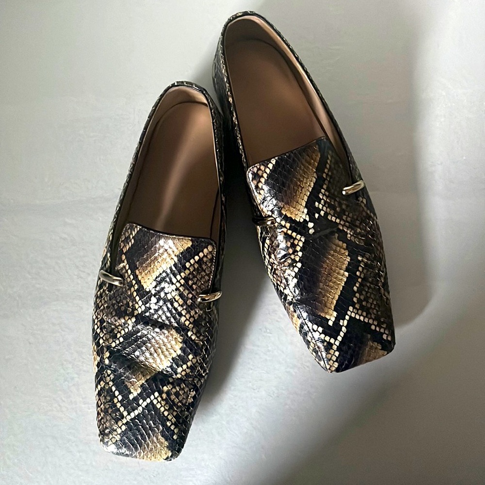 St. John Water Snake Loafer Size 8